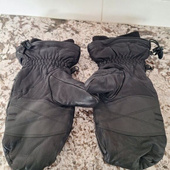 SWANY Toaster Ski Snowboard Leather Mittens Gloves TS-9X Men's L - Picture 2 of 8